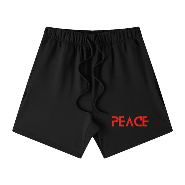 PEACE SWEATSHORTS